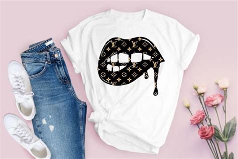 louis vuitton womens tee|louis vuitton lips t shirt.